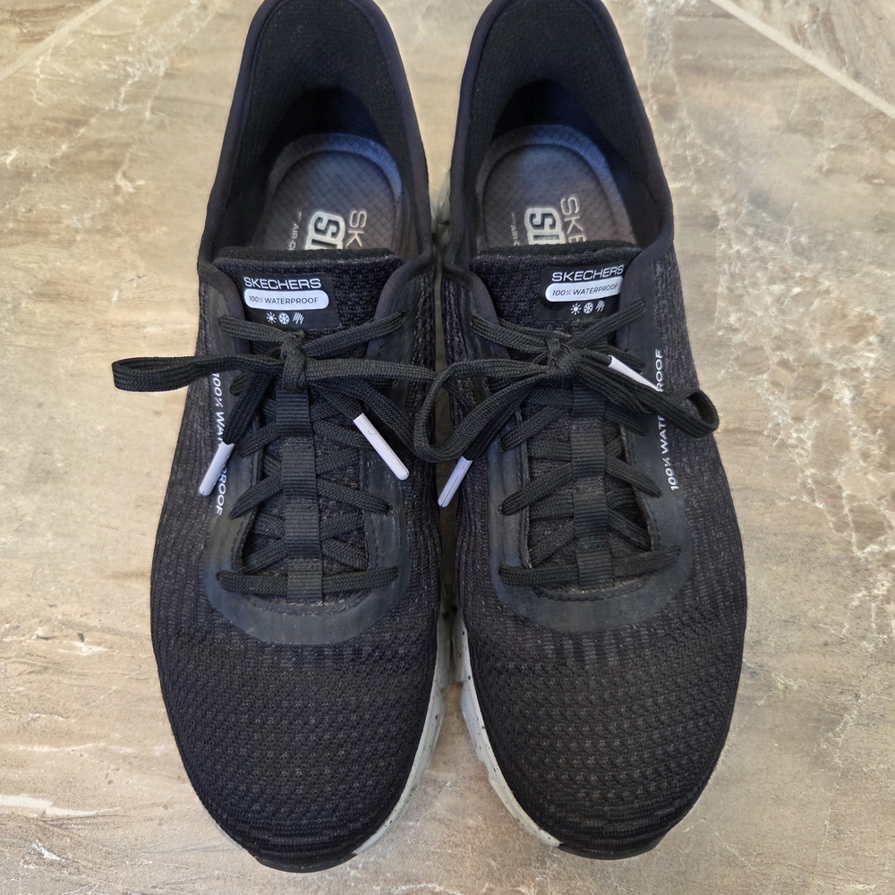 Skechers Women's Black Waterproof Sneakers